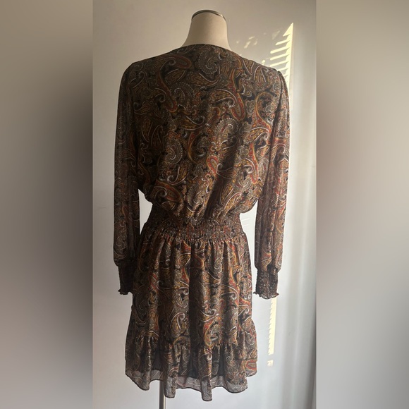 Michael Kors Paisley Long Sleeve Dress - Picture 2 of 3